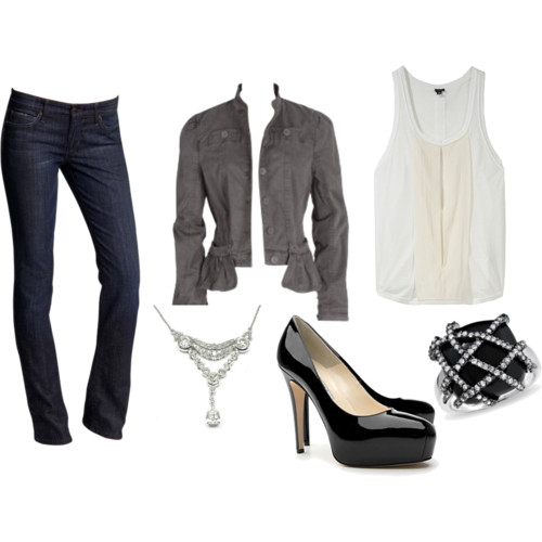 jeans and diamonds outfit